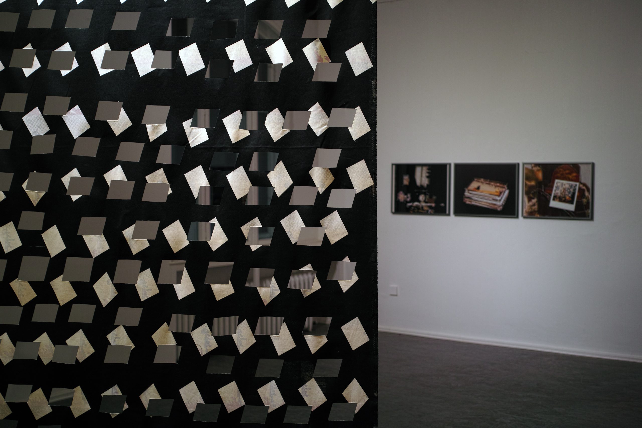 Foreground: Ronak Moshtaghi, Gaps in My Reading, 2017. Background: Beatrice Moumdjian, Forensic Excavations Inventory or The Total Deconstruction of an Armenian Family, 2017-2024(c) Lars Preisser